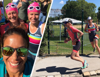 Triout Girls bei der ersten Olympischen Distanz / Bild: trioutgirls