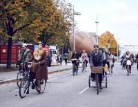 Kunst, Mode & Radfahren auf der ersten Wiener Fahrradschau 2016 / Bild: Wiener Fahrradschau / Carlos Fernandez Laser