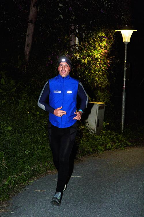 Christoph Heigl beim Nacht-Run