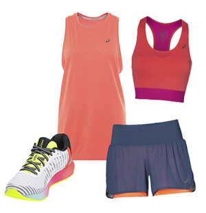 Rise-Bryte™-Damen-Laufoutfit von ASICS