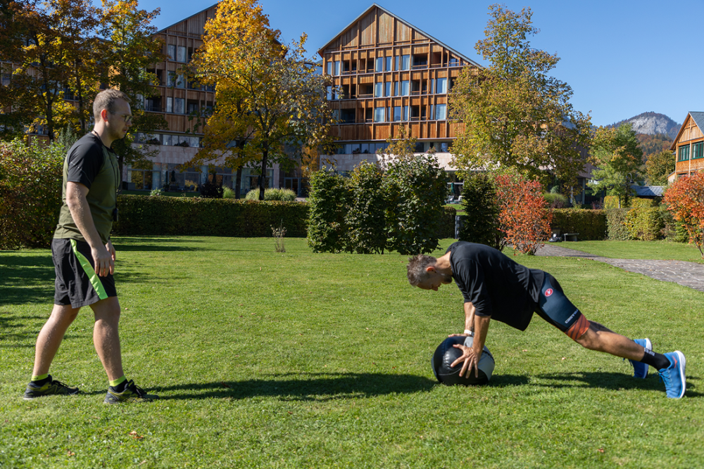 Volles Performance-Programm im VIVAMAYR Altaussee für unseren SPORTaktiv-Autor Axel Rabenstein