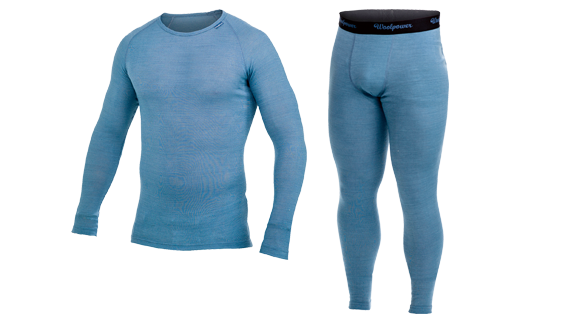 WOOLPOWER Crewneck Lite und Long Johns Lite