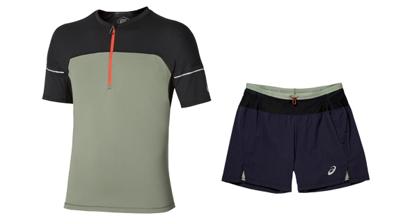 ASICS Fujitrail Shirt + Shorts