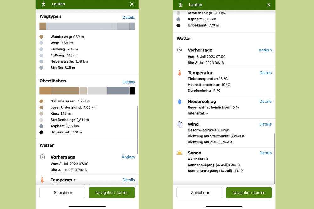 SPORTaktiv Test: komoot aus der Sicht eines Trailrunners und Radlers