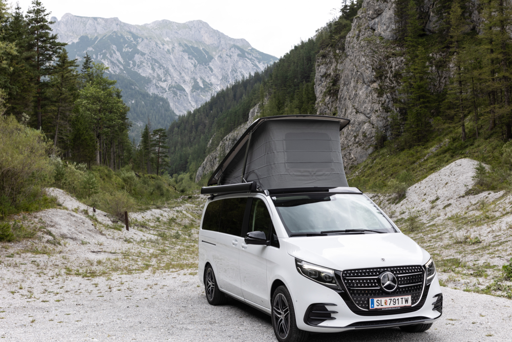 Camping 3.0: So „vanlifed“ es sich mit dem neuen Mercedes-Benz Marco Polo in der Luxusklasse
