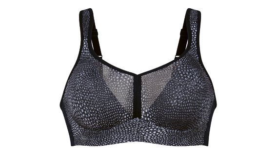 Bubble grey: der air control DeltaPad Sport-BH & die sport tights massage von Anita active