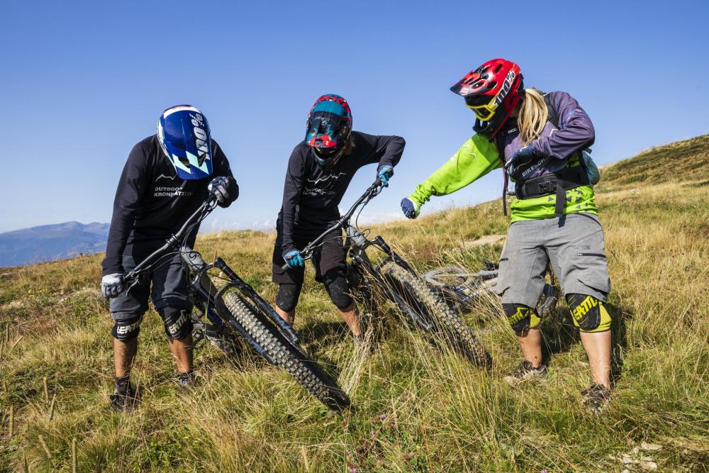 Mit der Bike School Kronplatz auf die Trails der Dolomiten
