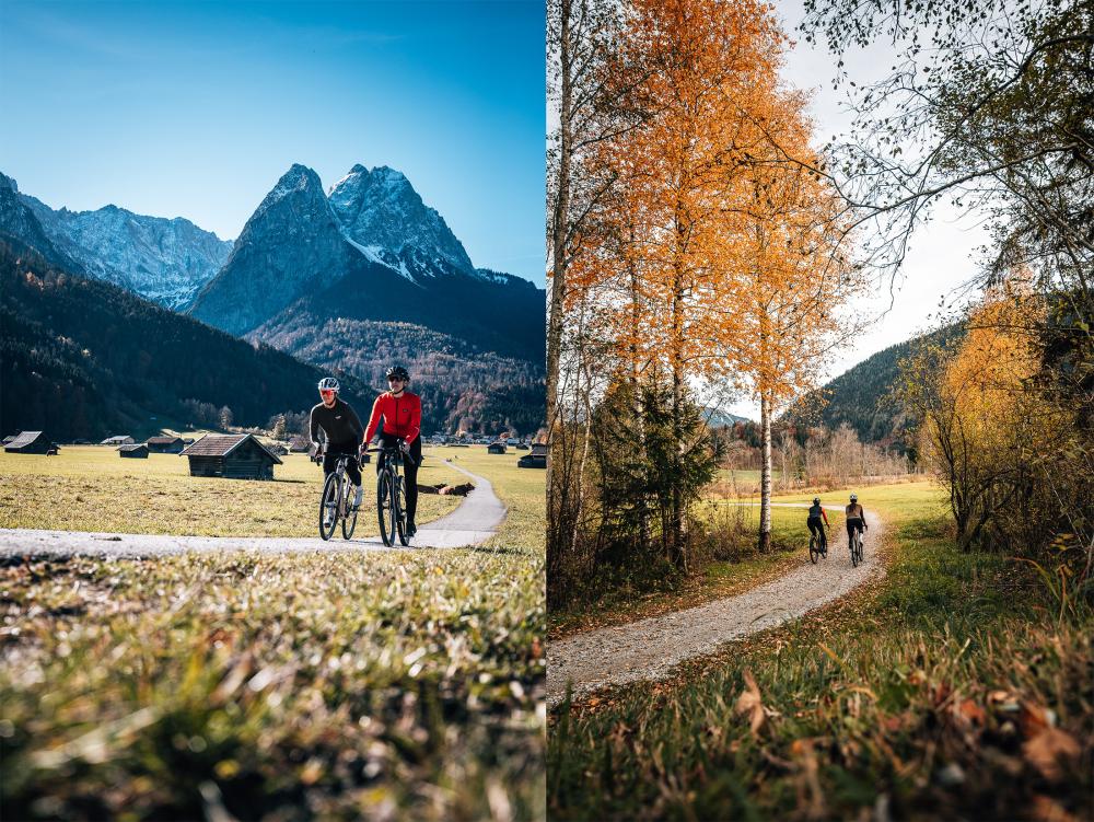 Warum der Herbst die beste Zeit zum Graveln in der Zugspitz Region ist