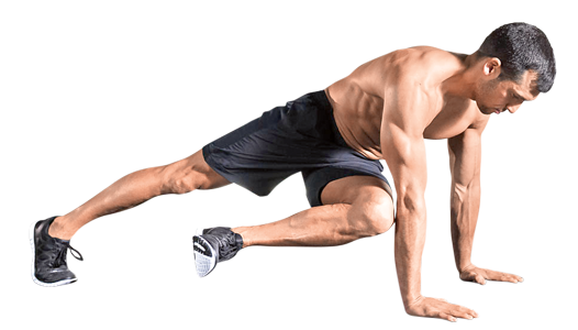 3 klassische Bodyweight-Übungen zum Selbermachen / Bild: Runtastic Results high plank knee crosses
