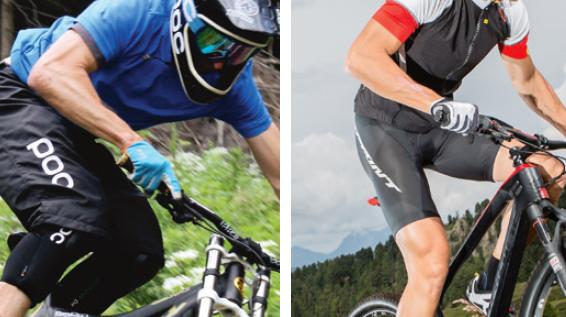 So unterschiedlich ist MTB-Equipment: Helm und Brille / Bilder: Schöckl Trail Area / The Gap Coaching / Haibike