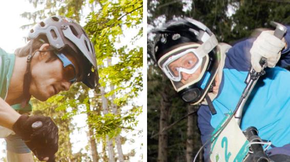 So unterschiedlich ist MTB-Equipment: Helm und Brille / Bilder: Bergamont / Schöckl Trail Area / The Gap Coaching