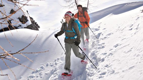 5 gute Gründe fürs Schneeschuhwandern / Bild: Vaude / ARGE-NATUR Oberdrautal / Franz Gerdl 5 gute Gründe fürs Schneeschuhwandern / Bild: Vaude / ARGE-NATUR Oberdrautal / Franz Gerdl