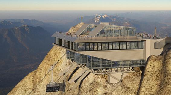 Bayerische Zugspitzbahn / Bild: Bayerische Zugspitz Bergbahnen AG_Hasenauer Architekten