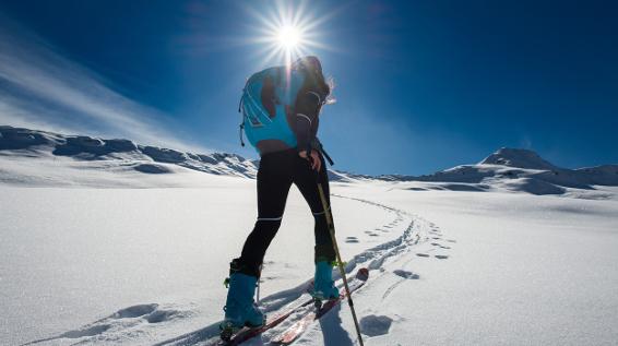 Skitouren bei Sonnenschein