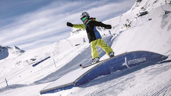 Die 5 wichtigsten Elemente eines Funparks / Bild: Snowpark Kitzsteinhorn