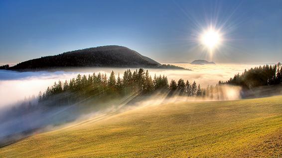 Nebelflucht: 10 Wandertouren mit Sonnengarantie / Bild: Almenland Tourismus / E. Neffe