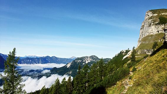 Nebelflucht: 10 Wandertouren mit Sonnengarantie / Bild: Loser Bergbahnen