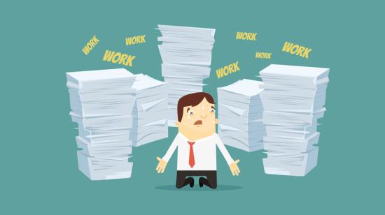 6 warnende Signale, die auf Burn-out hindeuten / Bild: iStock / PrettyVectors 