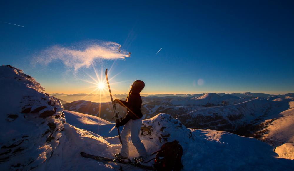 Falkertspitz beim Nockberge Trail