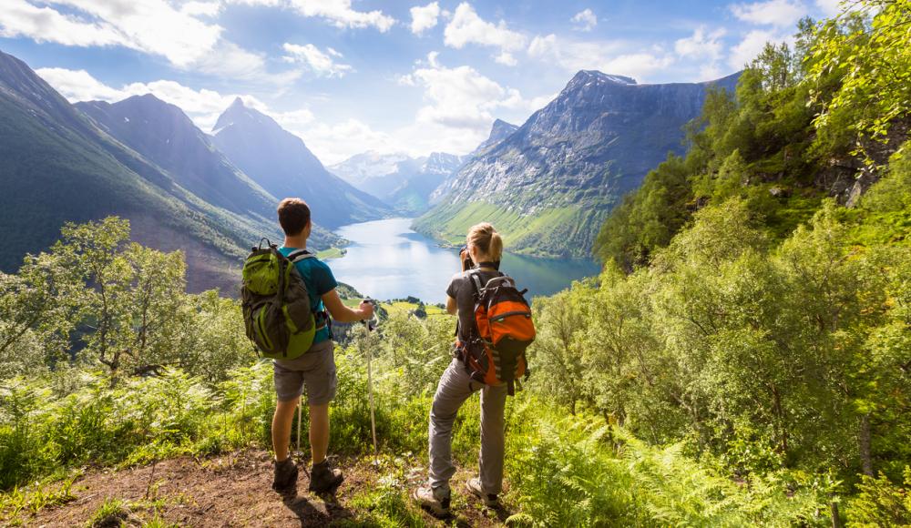 Wandern in den Bergen