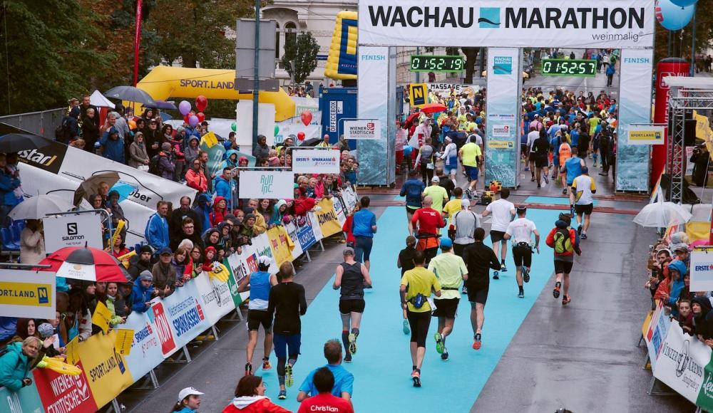 Wachaumarathon Ziel