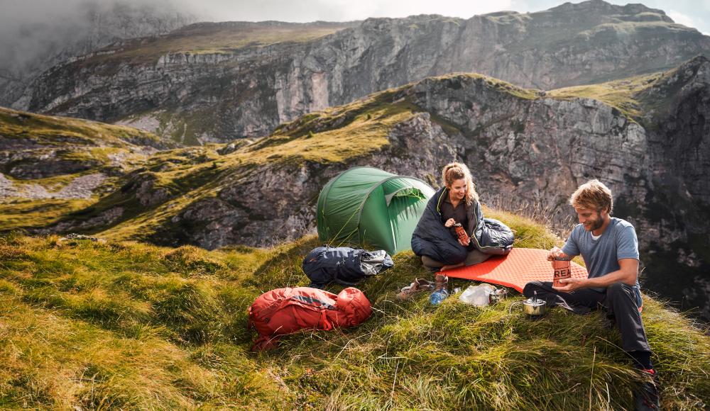 Trekking in den Bergen