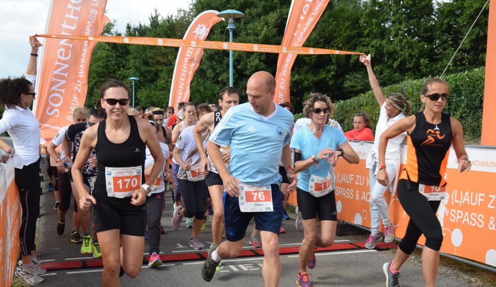 Hauptlauf beim Family Run in Lutzmannsburg