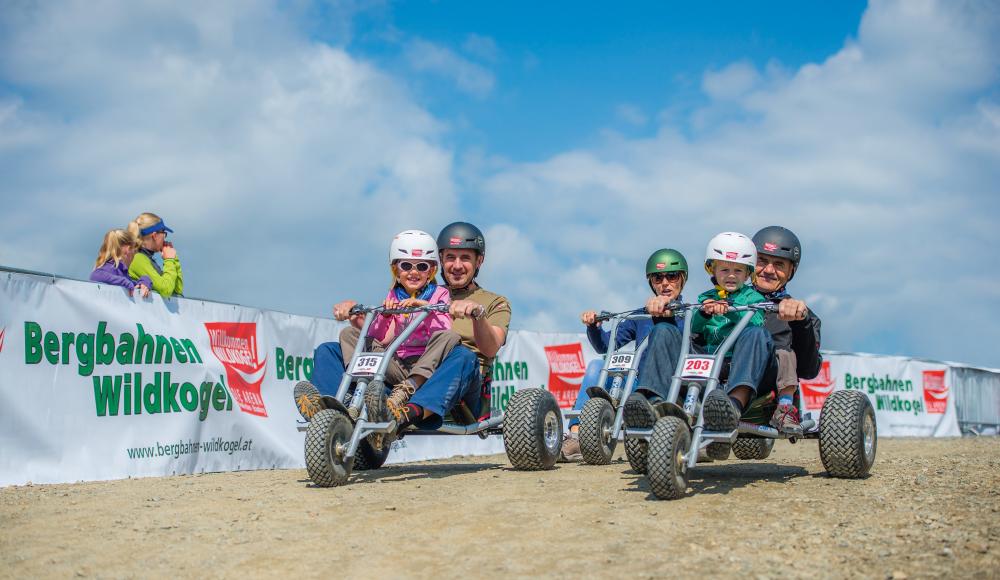 Mountaincart in der Wildkogel-Arena Neukirchen & Bramberg