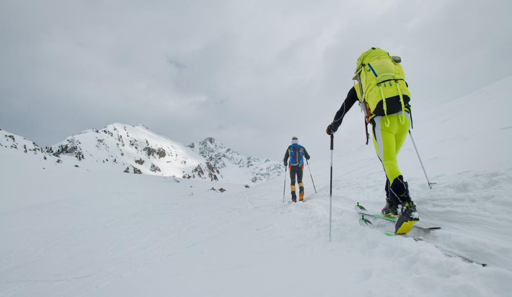 Skitourengeher Situationen