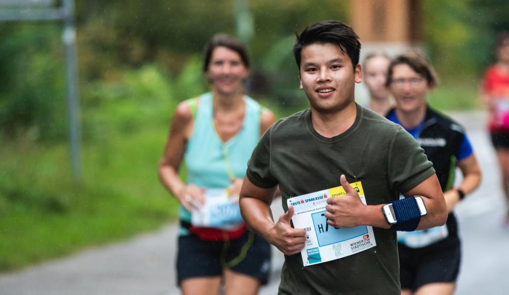 Läufer beim Wachau Marathon