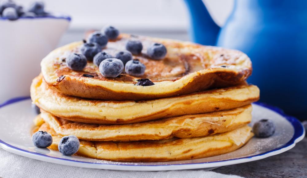 Blaubeer-Pfannkuchen