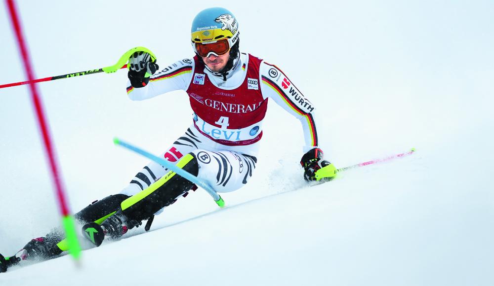 Felix Neureuther beim Rennen