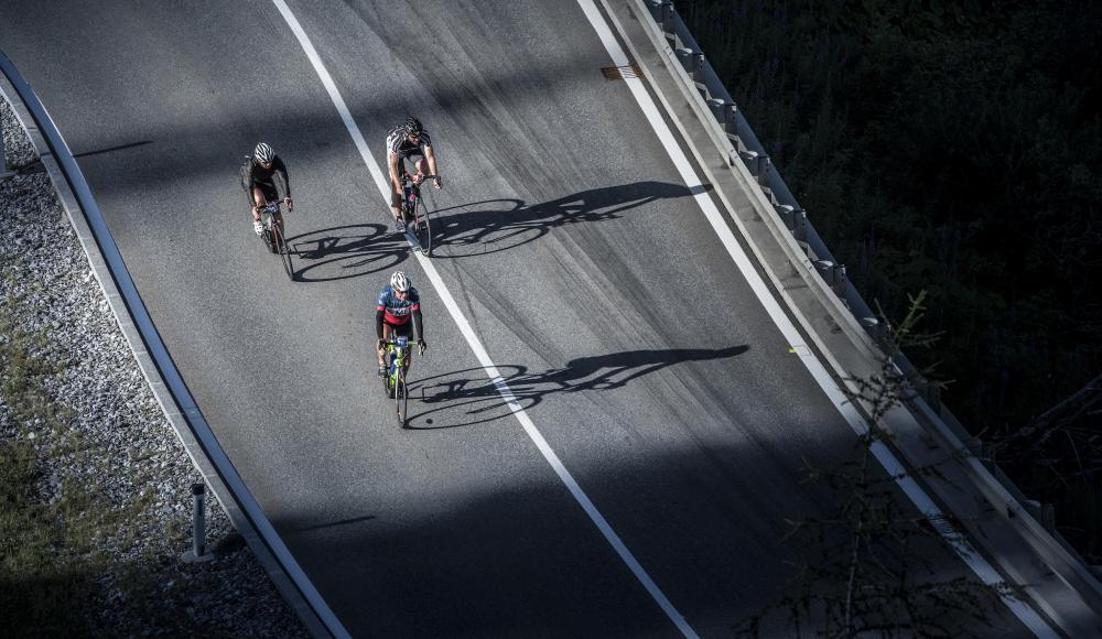 Biker beim Arlberg Giro