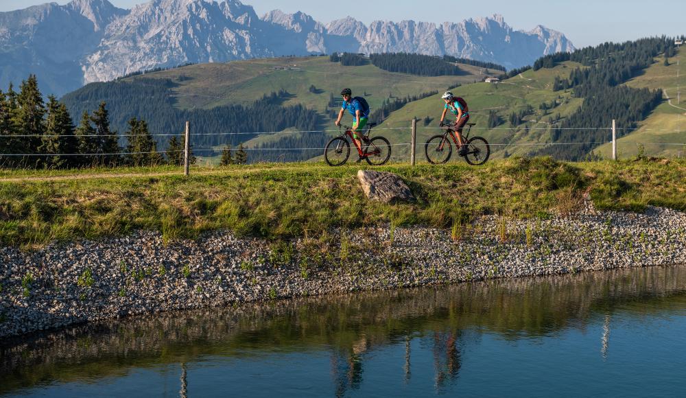 Biken - See am Berg