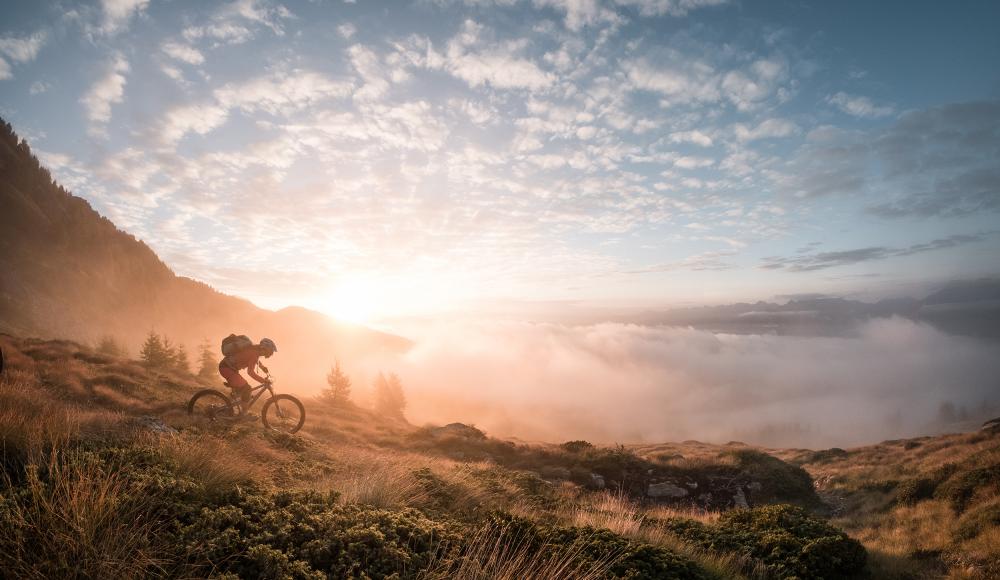 Anna Weiß am Mountainbike