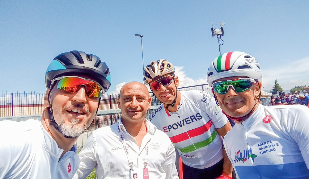 Selfie beim Giro-E