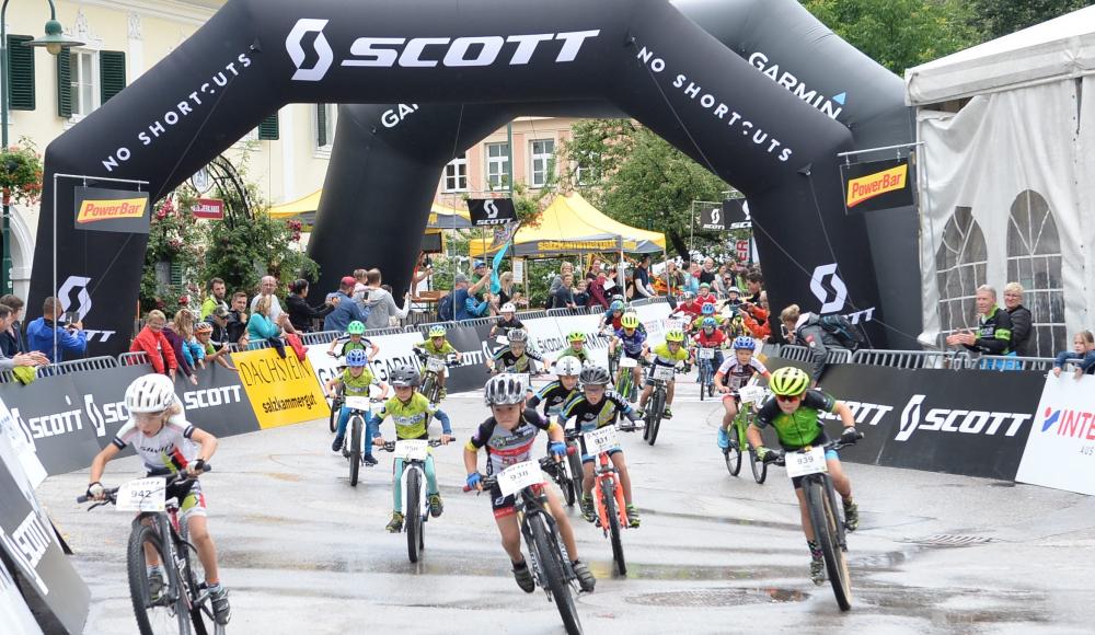 Zieleinlauf Kinder - Salzkammergut Trophy 2019