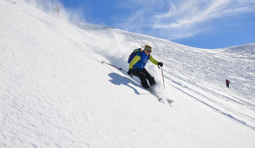 Skitour im Wipptal - Abfahrt