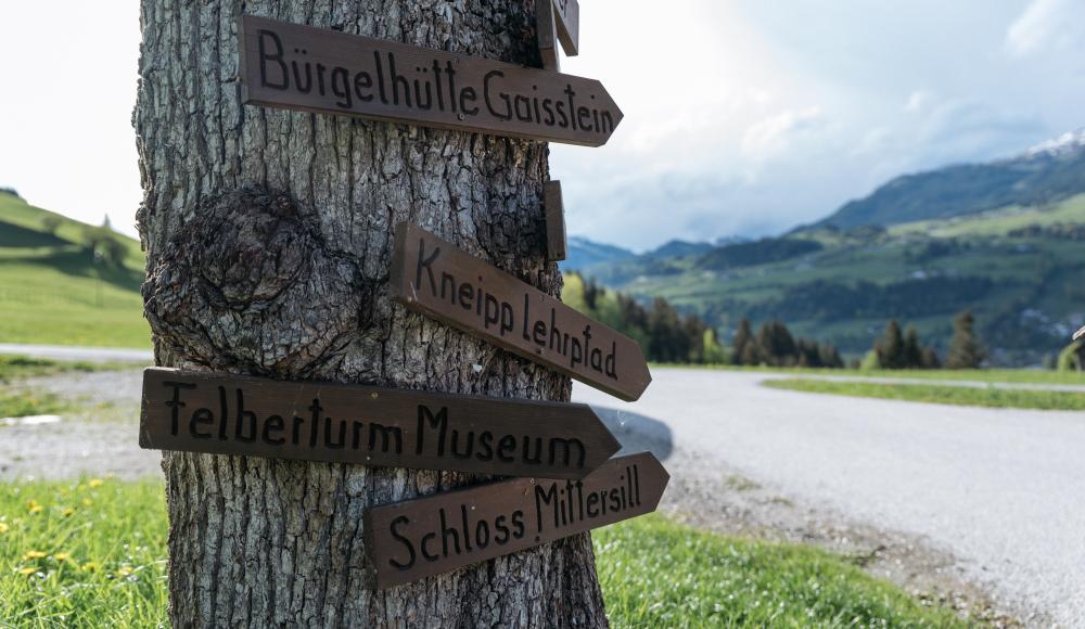 Mittersill-Hollersbach-Stuhlfelden: Wandern mit Blick auf die 3000er