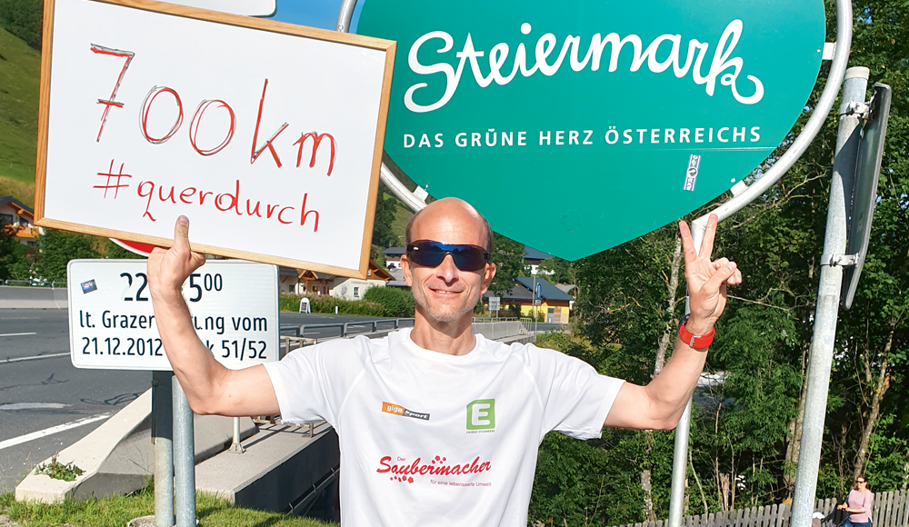 SPORTaktiv live dabei: 730 Kilometer laufen durch ganz Österreich