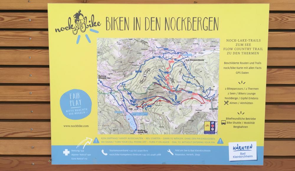 Die Nock-Lake-Trails im Familien-Sportdorf Feld am See