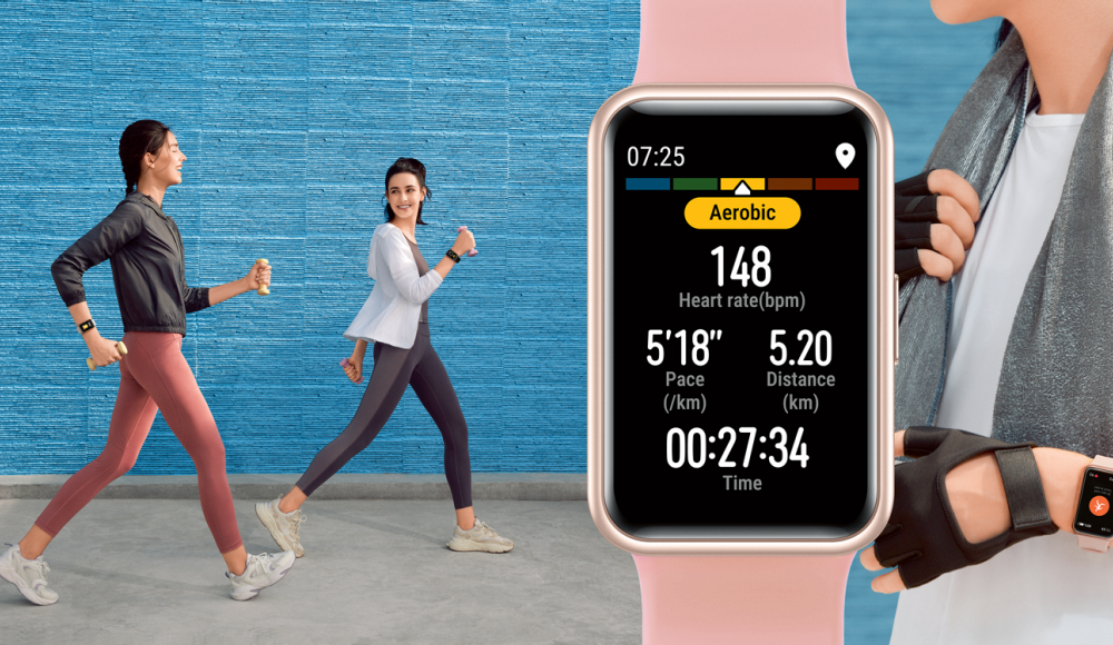 Smarter & leichter Fitnessbegleiter gesucht? Hier kommt die HUAWEI WATCH FIT