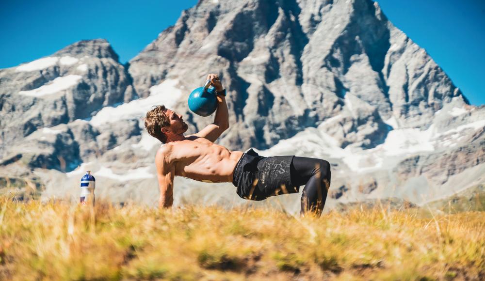 Fit mit dem Weltmeister: Snowboarder Benjamin Karl trainiert aus Leidenschaft 