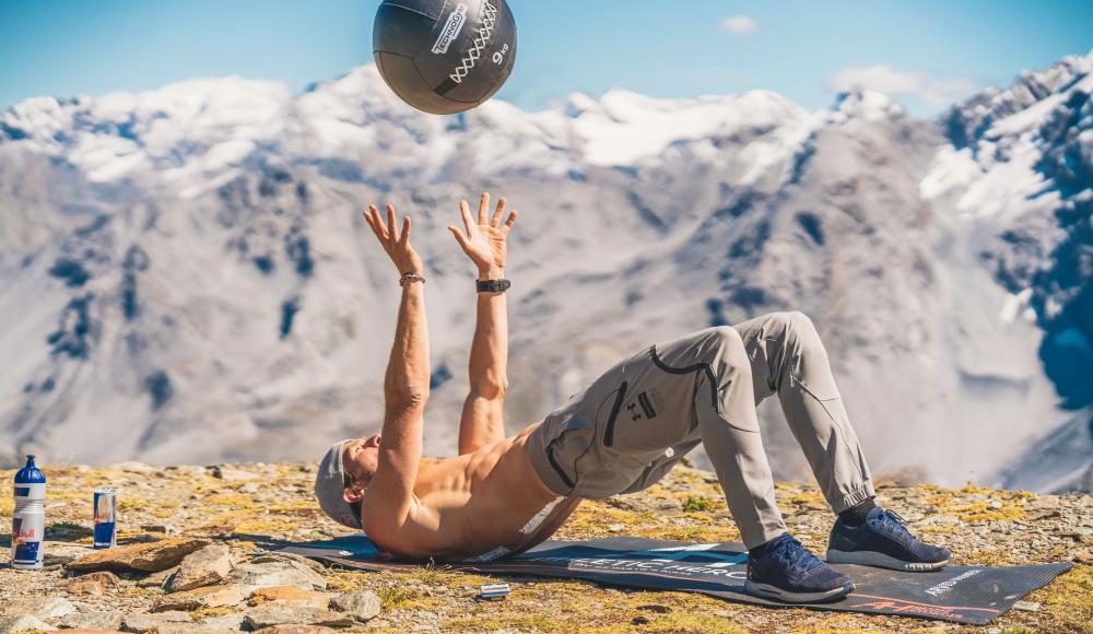 Fit mit dem Weltmeister: Snowboarder Benjamin Karl trainiert aus Leidenschaft 