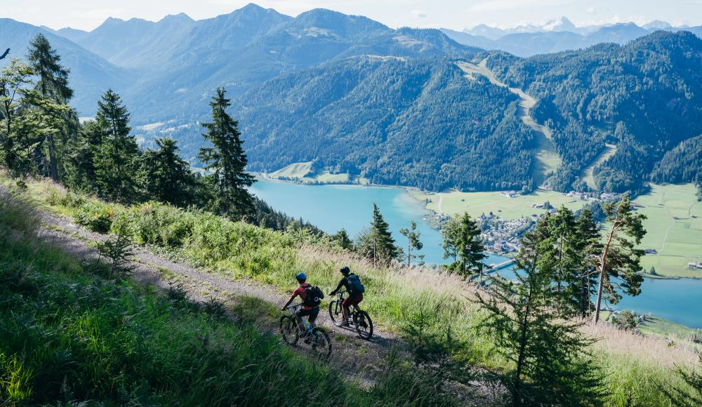 Weissensee: Mountainbiker im Goldfieber