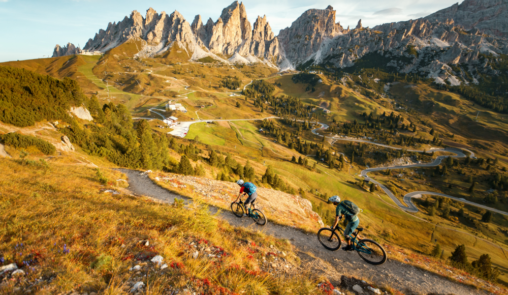 Hotspot Gröden: MTB-Action inmitten der schönsten Bauwerke der Natur