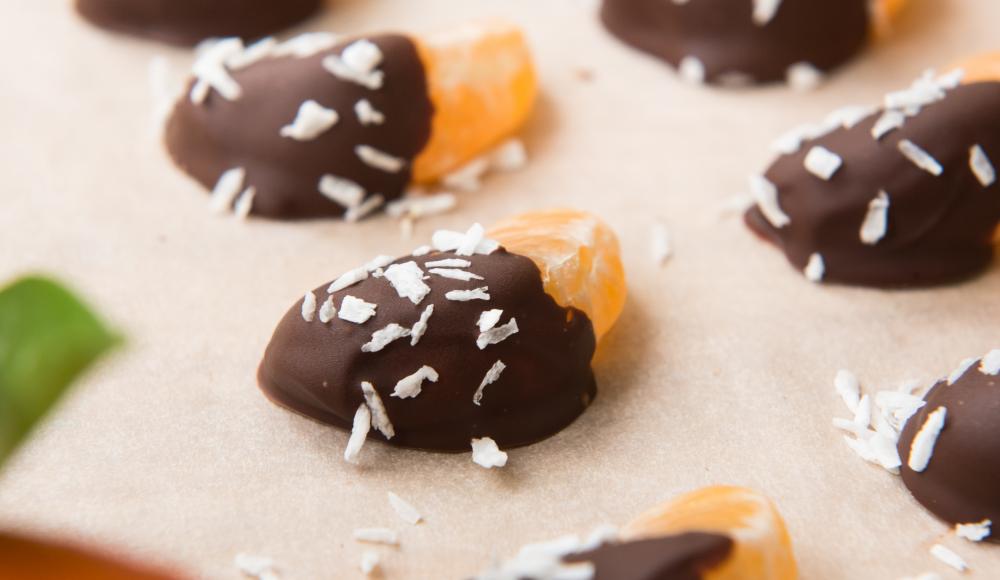 Dessert-Rezept für Figurbewusste: Schokolade-Mandarinen