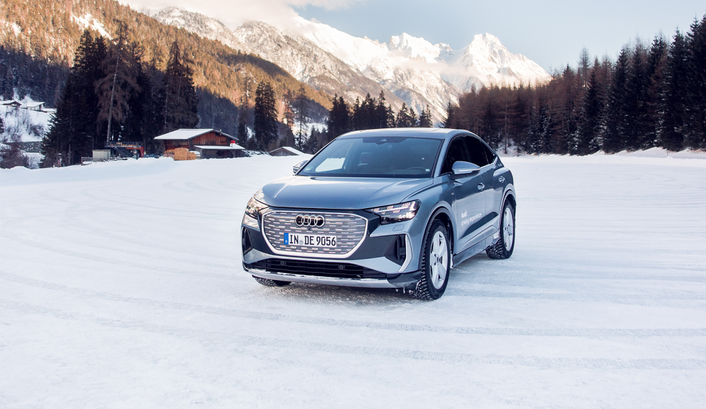 Audi Experience: Sichere dir einen (RS) e-tron GTs oder Q4 (SB) e-tron für eine Wochenendausfahrt nach Obergurgl!