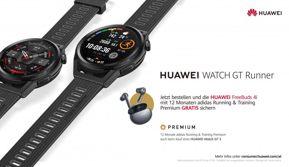 Läufer:innen, aufgepasst: Die neue Huawei Watch GT Runner ist jetzt in Österreich erhältlich!