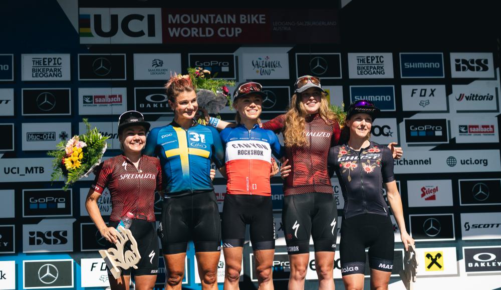 Mercedes-Benz UCI Mountainbike Weltcup: Lecomte und Flückiger erneut mit perfektem Weltcup-Wochenende